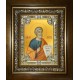 Икона освященная "Пётр апостол", в киоте 24x30 см