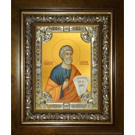 Икона освященная "Пётр апостол", в киоте 24x30 см фото