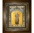 Икона освященная "Петр Митрополит Московский, святитель", в киоте 20x24 см