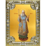 Икона освященная "Петр Митрополит Московский, святитель , 18х24 см, со стразами фото