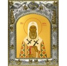 Икона освященная "Петр Митрополит Московский, святитель", 14x18 см