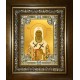 Икона освященная "Петр Митрополит Московский, святитель", в киоте 24x30 см