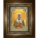 Икона освященная "Петр Митрополит Московский, святитель", в киоте 24x30 см