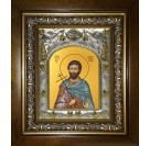Икона освященная "Савва Готфский Муссовский (Валахийский) мученик", в киоте 20x24 см