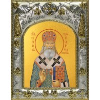 Икона освященная "Серафим (Соболев) архиепископ Богучарский, святитель",  14x18 см фото