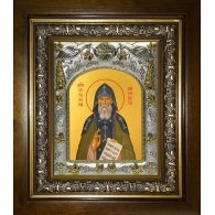Икона освященная "Серафим Вырицкий преподобный", в киоте 20x24 см фото