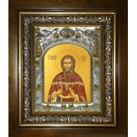 Икона освященная "Сергий (Сергей) Кедров священномученик, пресвитер", в киоте 20x24 см фото