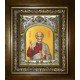 Икона освященная "Симон Кананит апостол", в киоте 20x24 см
