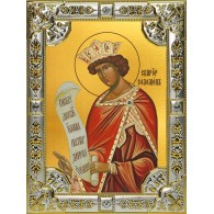 Икона освященная "Соломон праотец", 18x24 см, со стразами фото