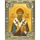 Икона освященная "Спиридон Тримифунтский святитель", 18x24 см, со стразами