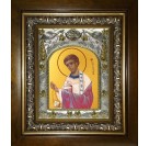 Икона освященная "Стефан первомученик", в киоте 20x24 см