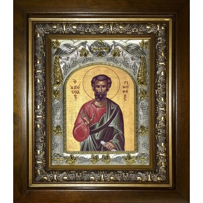 Икона освященная "Тимофей апостол", в киоте 20x24 см фото