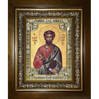 Икона освященная "Тимофей апостол", в киоте 24x30 см фото