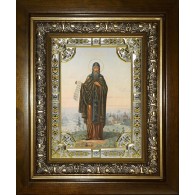 Икона освященная "Тихон Лухский преподобный", в киоте 24x30 см фото