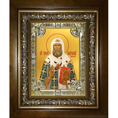 Икона освященная "Тихон патриарх Московский", в киоте 24x30 см фото