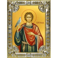Икона освященная "Трифон мученик", 18x24 см, со стразами фото
