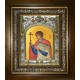 Икона освященная "Уар мученик", в киоте 20x24 см