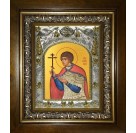 Икона освященная "Уар мученик", в киоте 20x24 см