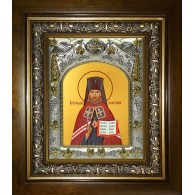 Икона освященная "Фаддей архиепископ Тверской, священномученик", в киоте 20x24 см фото