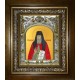 Икона освященная "Феодор (Фёдор) Санаксарский праведный", в киоте 20x24 см