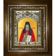 Икона освященная "Феодор (Фёдор) Санаксарский праведный", в киоте 20x24 см фото