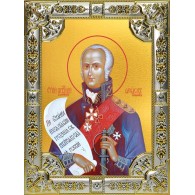Икона освященная "Феодор (Фёдор) Ушаков, праведный воин", 18x24 см, со стразами фото