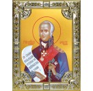 Икона освященная "Феодор (Фёдор) Ушаков, праведный воин", 18x24 см, со стразами