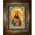 Икона освященная "Феодосий Углицкий, архиепископ Черниговский, святитель", в киоте 24x30 см