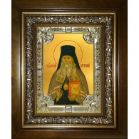 Икона освященная "Феофан Затворник Вышенский, святитель, чудотворец", в киоте 24x30 см фото