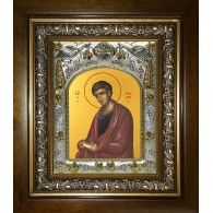 Икона освященная "Филипп апостол", в киоте 20x24 см фото