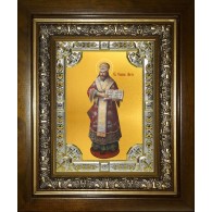 Икона освященная "Филипп митрополит Московский, святитель, чудотворец", в киоте 24x30 см фото