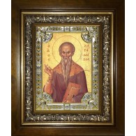 Икона освященная "Харлампий священномученик", в киоте 24x30 см фото