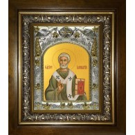 Икона освященная "Януарий священномученик", в киоте 20x24 см фото