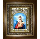 Икона освященная "Аз есмь с вами ,и никтоже на вы икона Божией Матери", в киоте 20x24 см