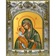 Икона освященная "Александрийская икона Божией Матери", 14x18 см фото