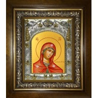 Икона освященная "Андрониковская икона Божией Матери", в киоте 20x24 см фото