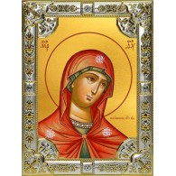 Икона освященная "Андрониковская икона Божией Матери", 18x24 см, со стразами фото