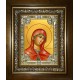 Икона освященная "Андрониковская икона Божией Матери", в киоте 24x30 см