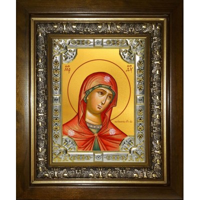 Икона освященная "Андрониковская икона Божией Матери", в киоте 24x30 см фото