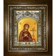 Икона освященная "Ахтырская икона Божией Матери", в киоте 20x24 см