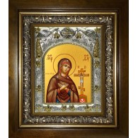 Икона освященная "Ахтырская икона Божией Матери", в киоте 20x24 см фото