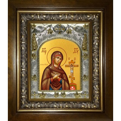 Икона освященная "Ахтырская икона Божией Матери", в киоте 20x24 см фото