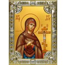 Икона освященная "Ахтырская икона Божией Матери", 18x24 см, со стразами