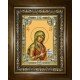 Икона освященная "Боголюбская икона Божией Матери", в киоте 24x30 см