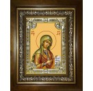Икона освященная "Боголюбская икона Божией Матери", в киоте 24x30 см