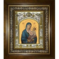 Икона освященная "Божия Матерь", в киоте 20x24 см фото