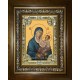 Икона освященная "Божия Матерь", в киоте 24x30 см