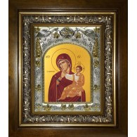 Икона освященная "Ватопедская икона Божией Матери", в киоте 20x24 см фото