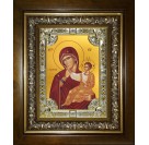 Икона освященная "Ватопедская икона Божией Матери", в киоте 24x30 см