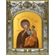 Икона освященная "Ватопедская икона Божией Матери", 14x18 см